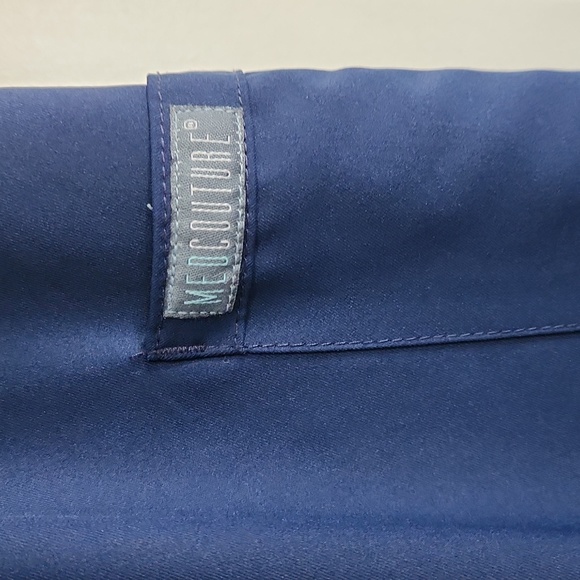 Med Couture Navy Drawstring Scrub Pants 2702, Medium - Picture 5 of 12
